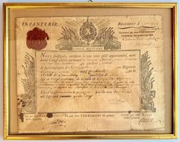 Congé Militaire 1784 Régiment Suisse d'Eptingen Bâle - Armee