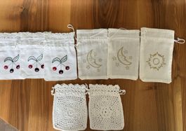 handbestickte & gehäkelte Säckche