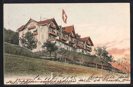 AK Baumaroche, Hotel Belvedere, 1905