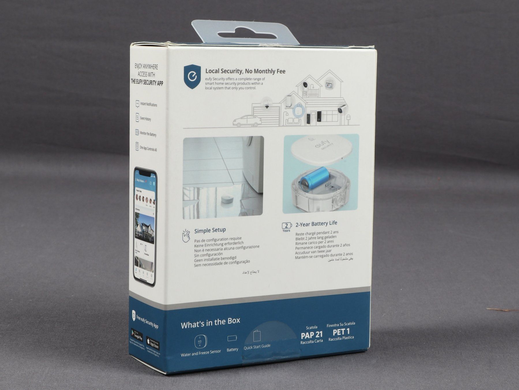 Elektronikbauteile: EUFYSECURITY IP65 Water and freeze sensor – Neu und originalverpackt aus Steinen von Restwert_Steinen 2