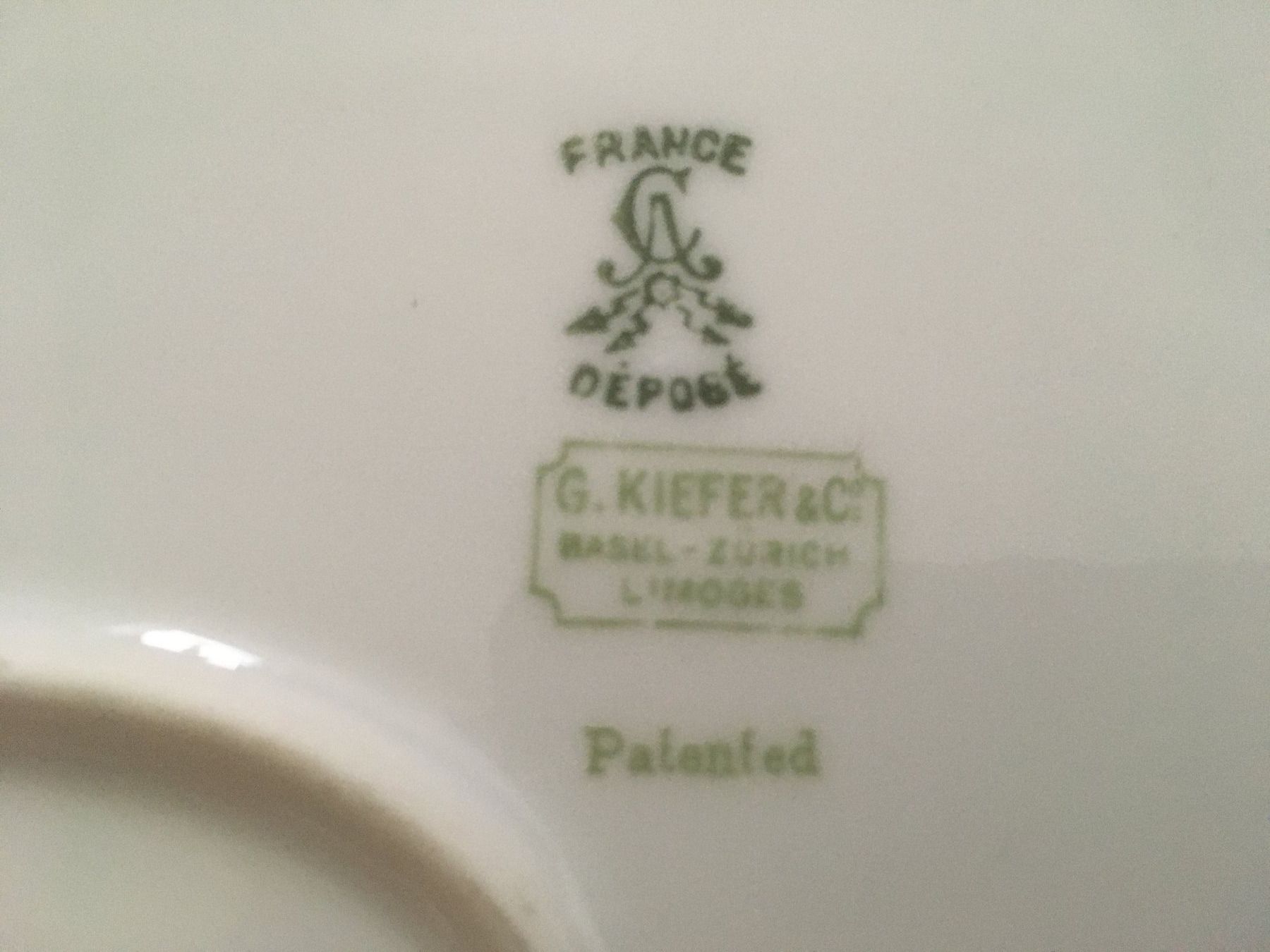 Servierplatten: Ovale Servierplatte Porzellan – Gebraucht aus St.Gallen von Enka_Var 3