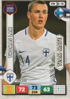 ROAD TO RUSSIA 2018 Adrenalyn Card Team Mate THOMAS LAM