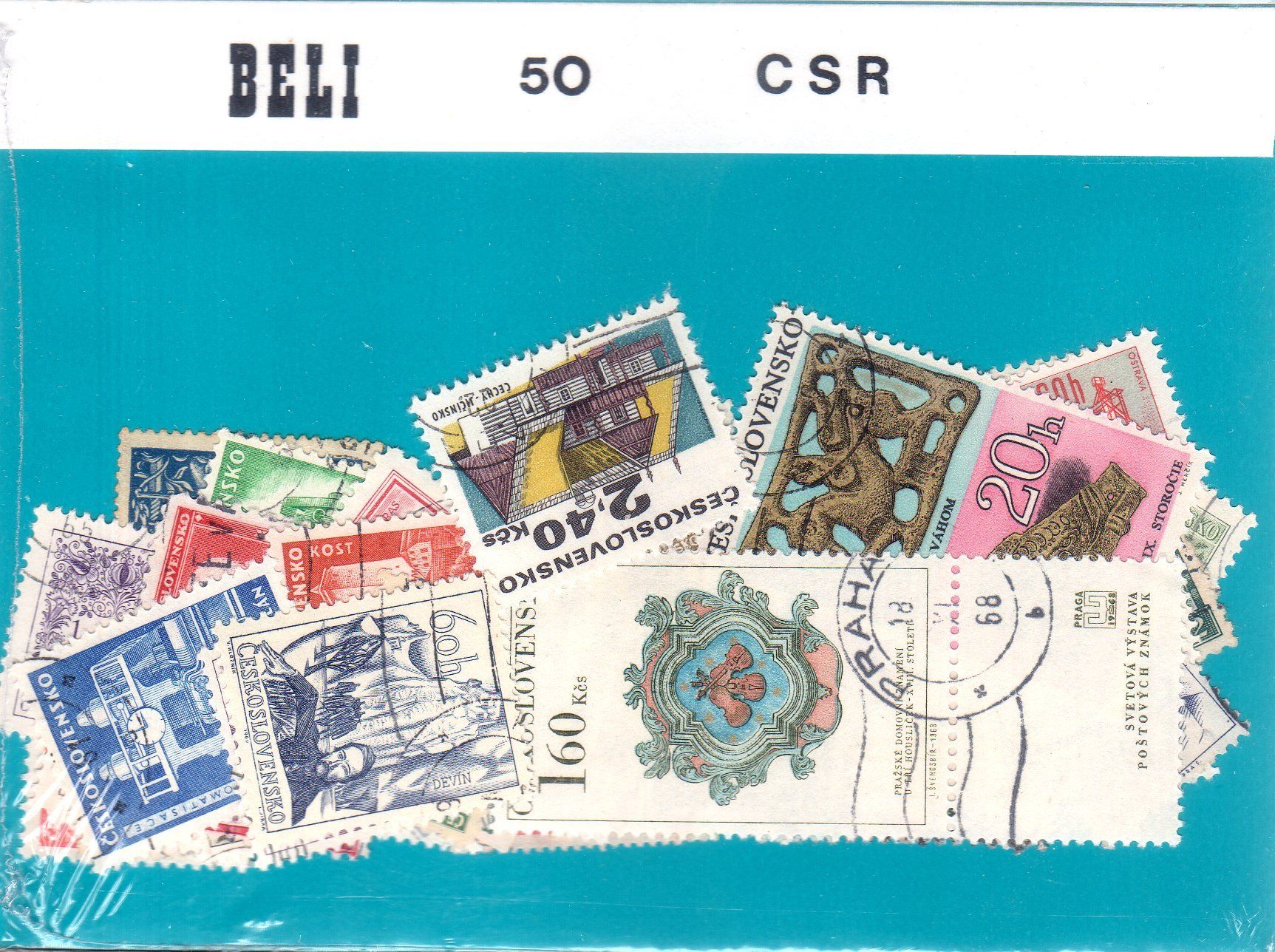 Tutti i francobolli: 50 BRIEFMARKEN CSR - SP29 – Usato da Losone venduto da EM2019