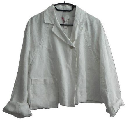 CREA CONCEPT ca.Gr. 40  42 kürzere Leinen Jacke