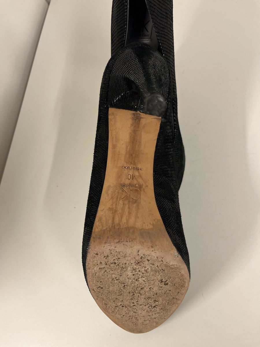 Calvin Klein Damenschuhe: Calvin Klein Leder Higheels / Gr. 40 – Gebraucht aus Zürich von Nirba9 3