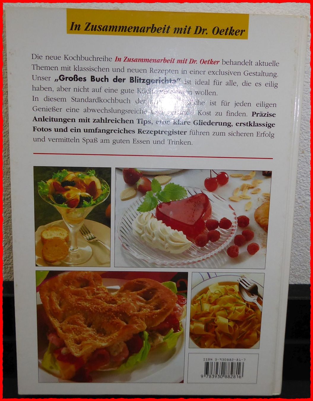 Bücher: Grosses Buch der Blitzgerichte Dr. Oetker – Gebraucht aus Oberglatt ZH von 123Gebraucht 1