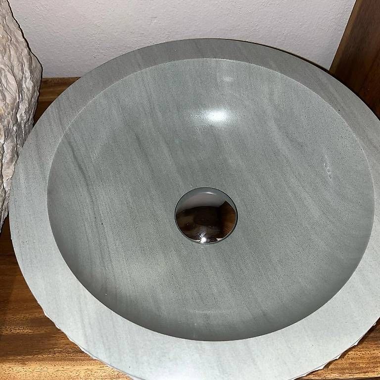 Lavabi & lavandini: Spezielles Granit-Waschbecken rund – Nuovo e nell'imballaggio originale da Berikon venduto da al7_7jyx 1
