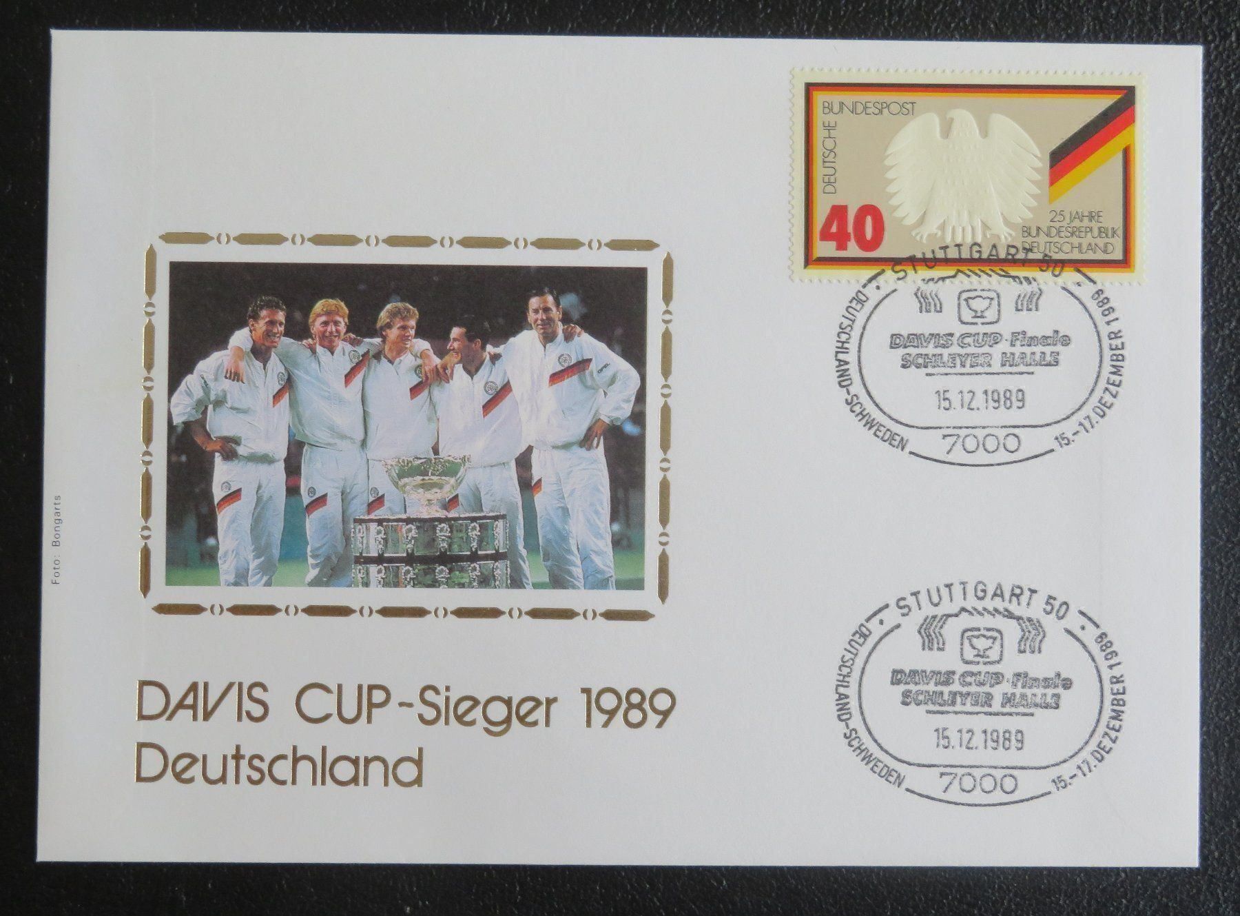 Tutti i francobolli: Ersttagsbrief Davis-Cup-Sieger 1989 – Nuovo (secondo la descrizione) da Lachen SZ venduto da peace0