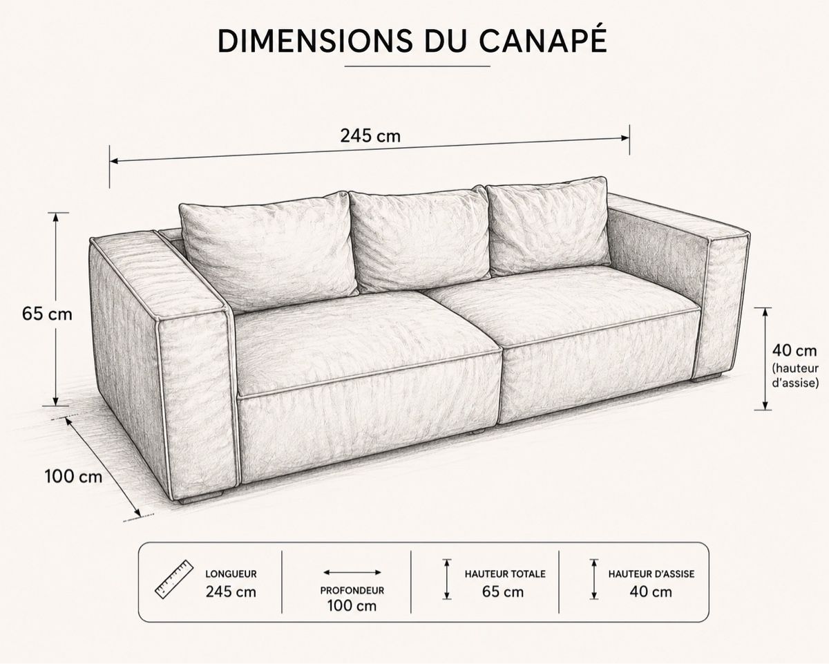 Maisons du monde Divani: Canapé Maison du Monde  – Nuovo (secondo la descrizione) da Cornaux NE venduto da dudun3 1