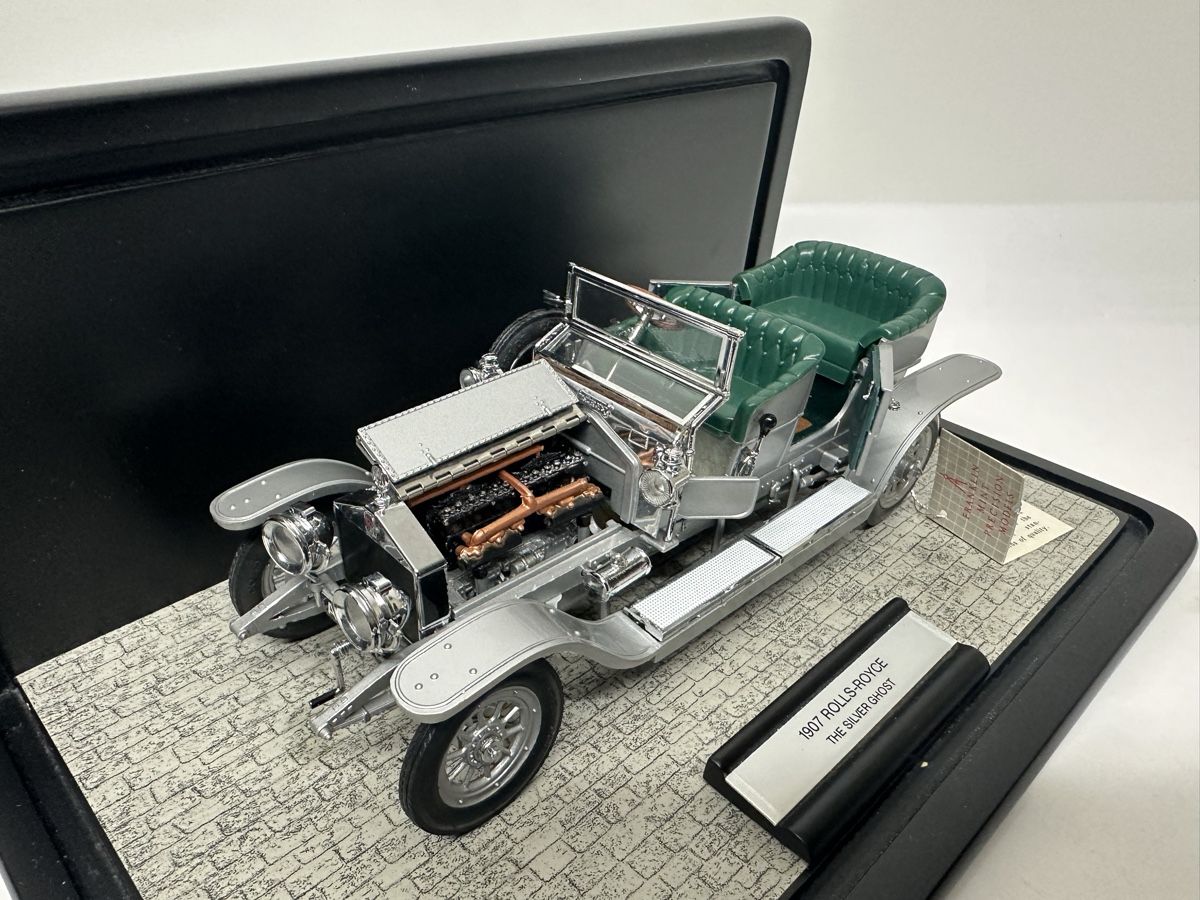Franklin Mint Modellini d'auto: 1907 Rolls Royce Silver Ghost 1:24, Acrylbox, FRANKLIN MINT – Usato da Zofingen venduto da rf9_x2xt 6