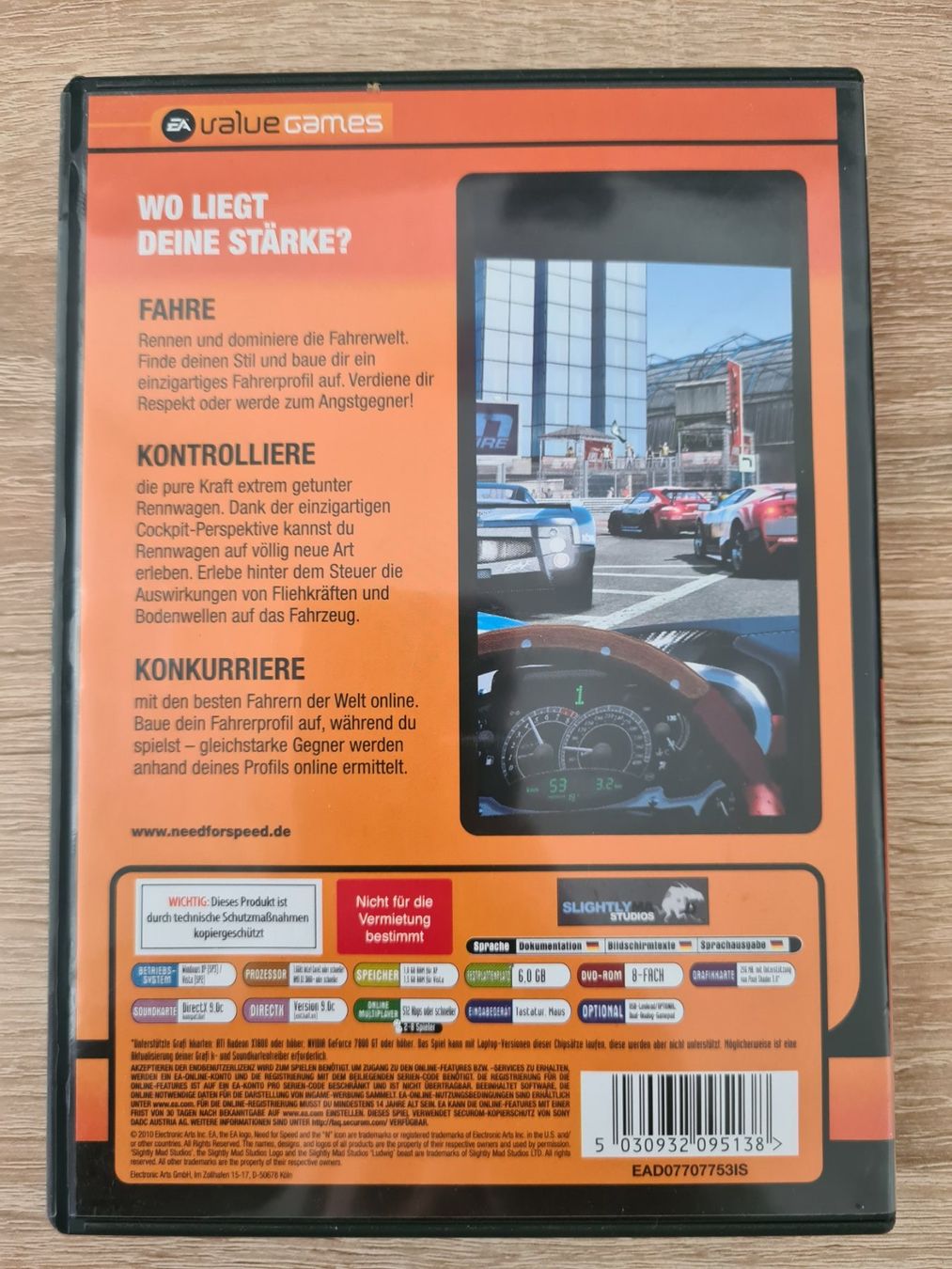 Giochi: Need For Speed Shift (German Cover) - PC – Usato da Carouge GE venduto da Gasco 1