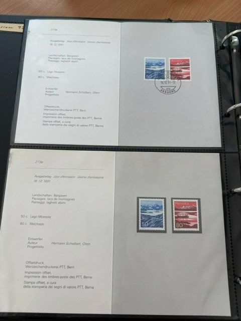 Tous les timbres: Suisse 1992 – Collection complète – Neuf (Voir description) à Palézieux par MyriamEdward 5