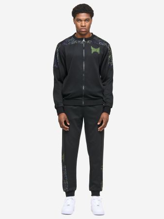 Tapout Roots Taptrack Jogginganzug Schwarz/Grün XL