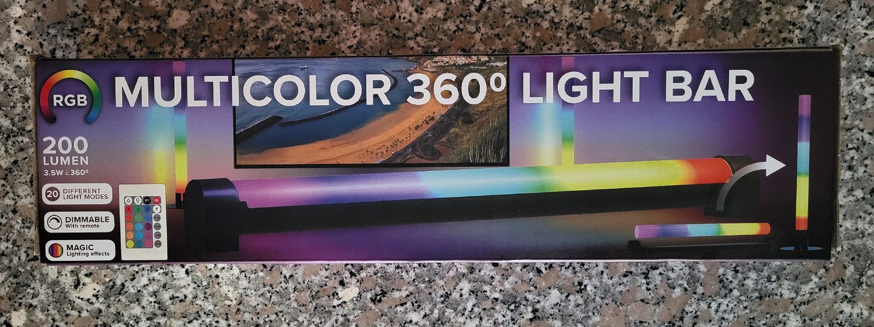 Lampen: RGB Multicolor 360 Light Bar, 200 Lumen, neu – Neu und originalverpackt aus Riniken von Melanie910
