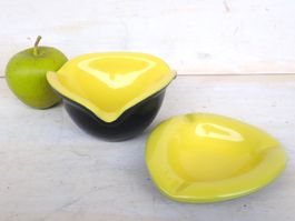 2 Von Roll Aschenbecher Gusseisen Vintage Bowl Vide Poche