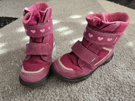 Mädchen Herbst-Winterstiefel Pink Grösse 28