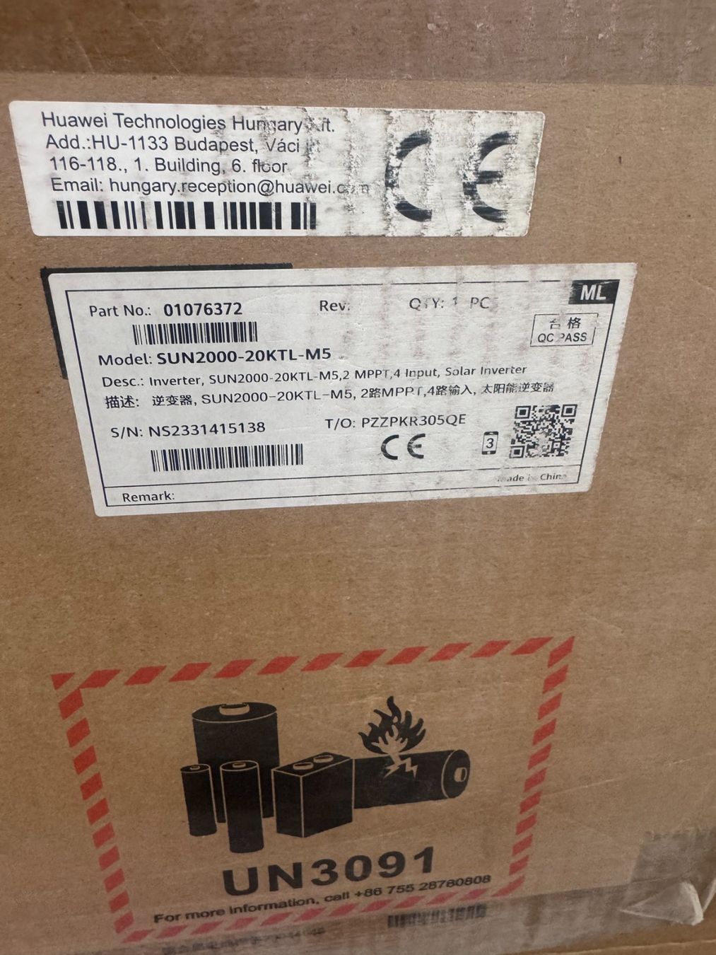 Huawei Inverter: Onduleur Huawei SUN2000 20KTL M5 NEUF!!! – Nuovo e nell'imballaggio originale da Villars-sur-Glâne venduto da Dachriss 2