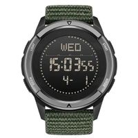 Karbonfaseruhr Militär Outdoor Digitaluhr Wasserdicht