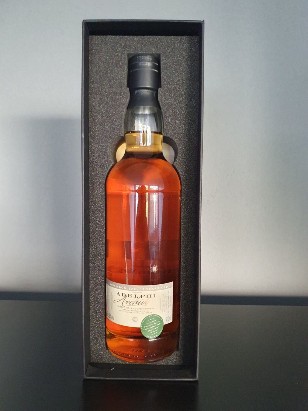 Macallan Spirituosen: Adelphi Archive, Macallan 18 Jahre, Single Malt Whisky – Neu und originalverpackt aus Döttingen von tho_dq6x 6