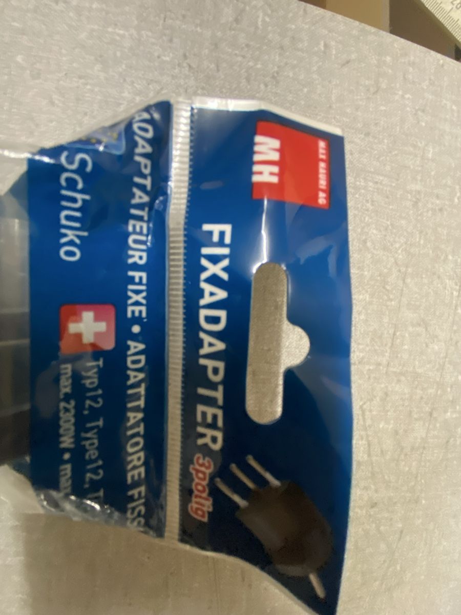 Laufwerke & Adapter: MH Fixadapter 3polig Schuko - Stecker Adapter – Neu (gemäss Beschreibung) aus Grossdietwil von mahsoumi 1