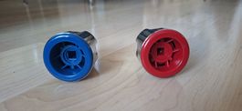 1 Paar Wasserhahngriffe Kugler chrom