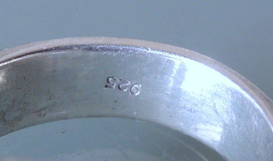 Anelli: Rubin Silber 925 Fingerring Gr. 52 – Usato da Waldenburg venduto da schaller707 5