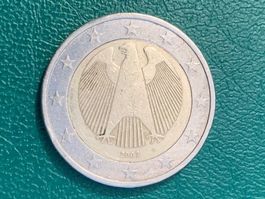 2 Euro Deutschland Münzzeichen F 2002