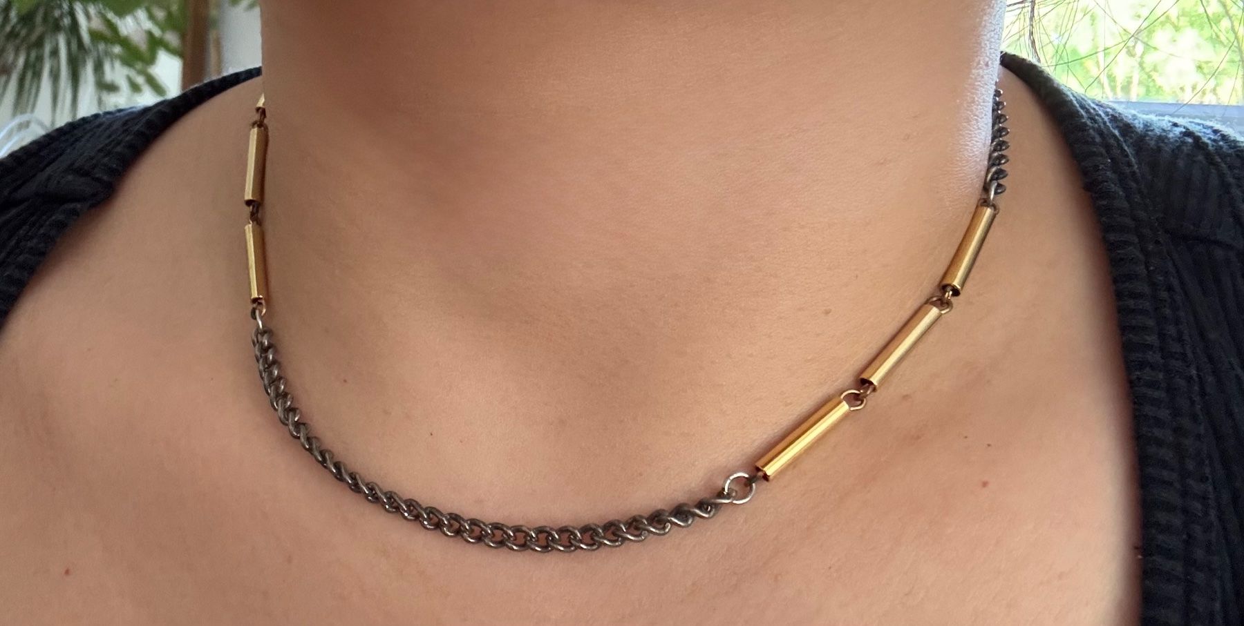 Catenine: Mixed metal 20cm necklace – Usato da Zürich venduto da kri_zhv2 1