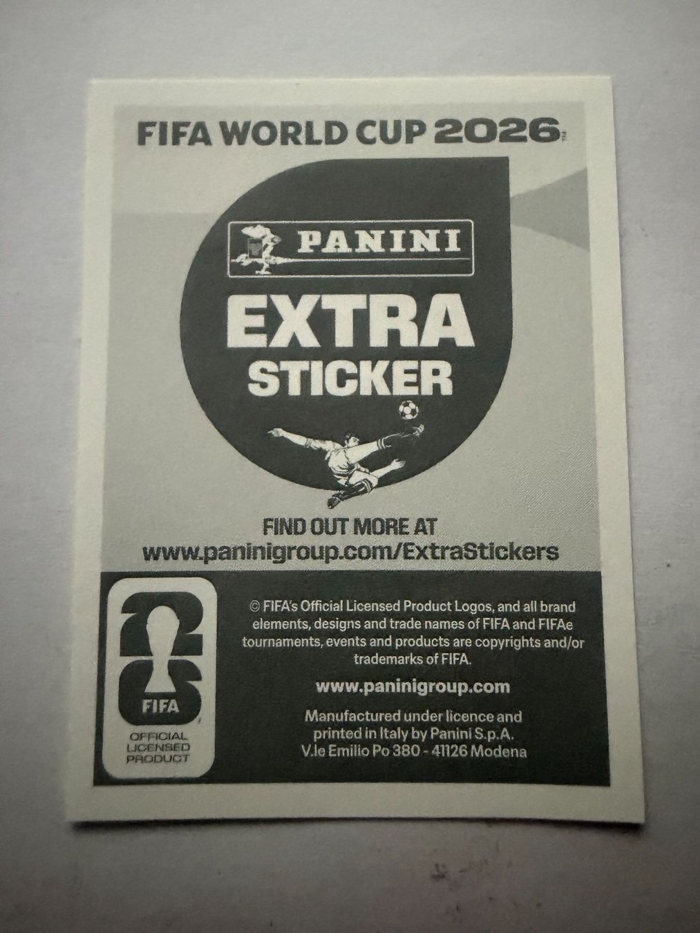 Panini Carte collezionabili: Panini WM 2026 - Extra Sticker - JEREMY DOKU - Regular – Usato da Tegerfelden venduto da siebenmacky 1
