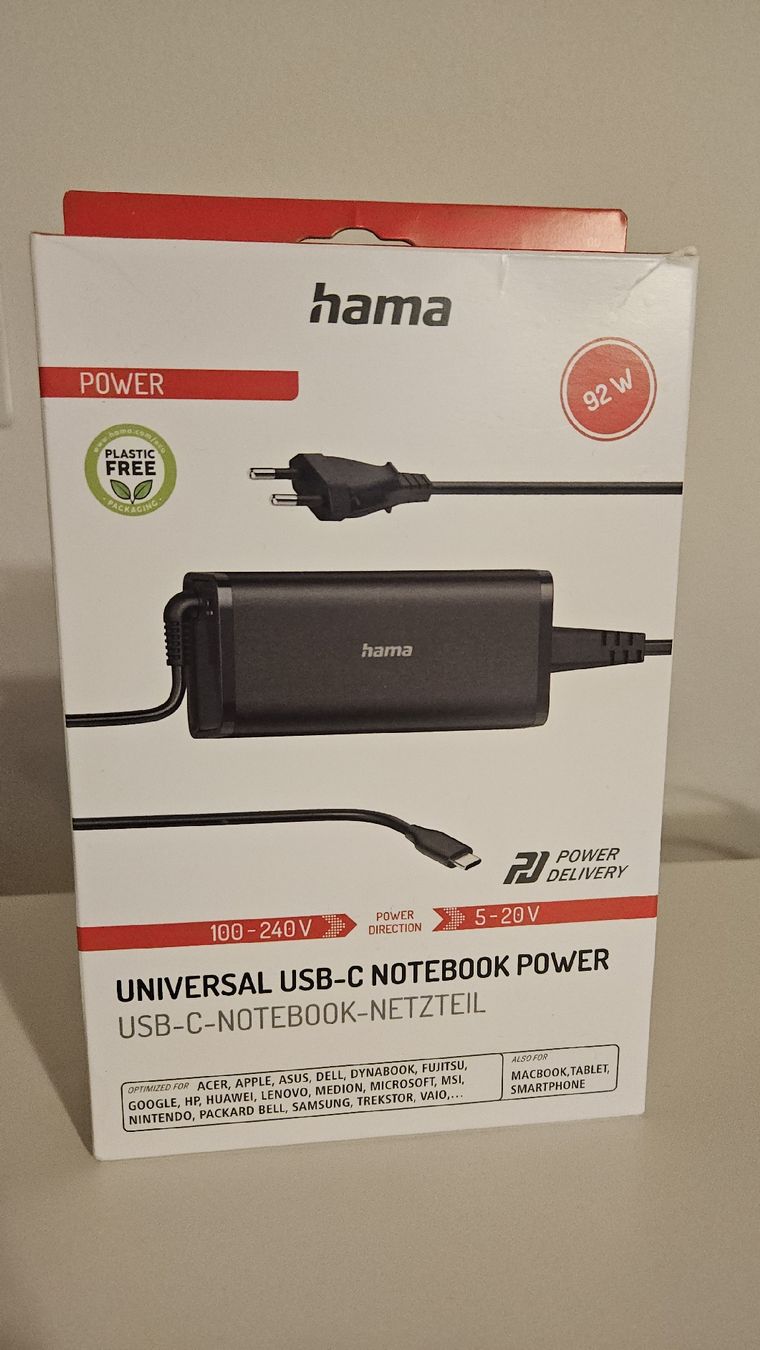 Hama Chargeur: Hama Universal USB-C Netzteil 92W – Neuf avec emballage d'origine à Aarau par sportlerschoice