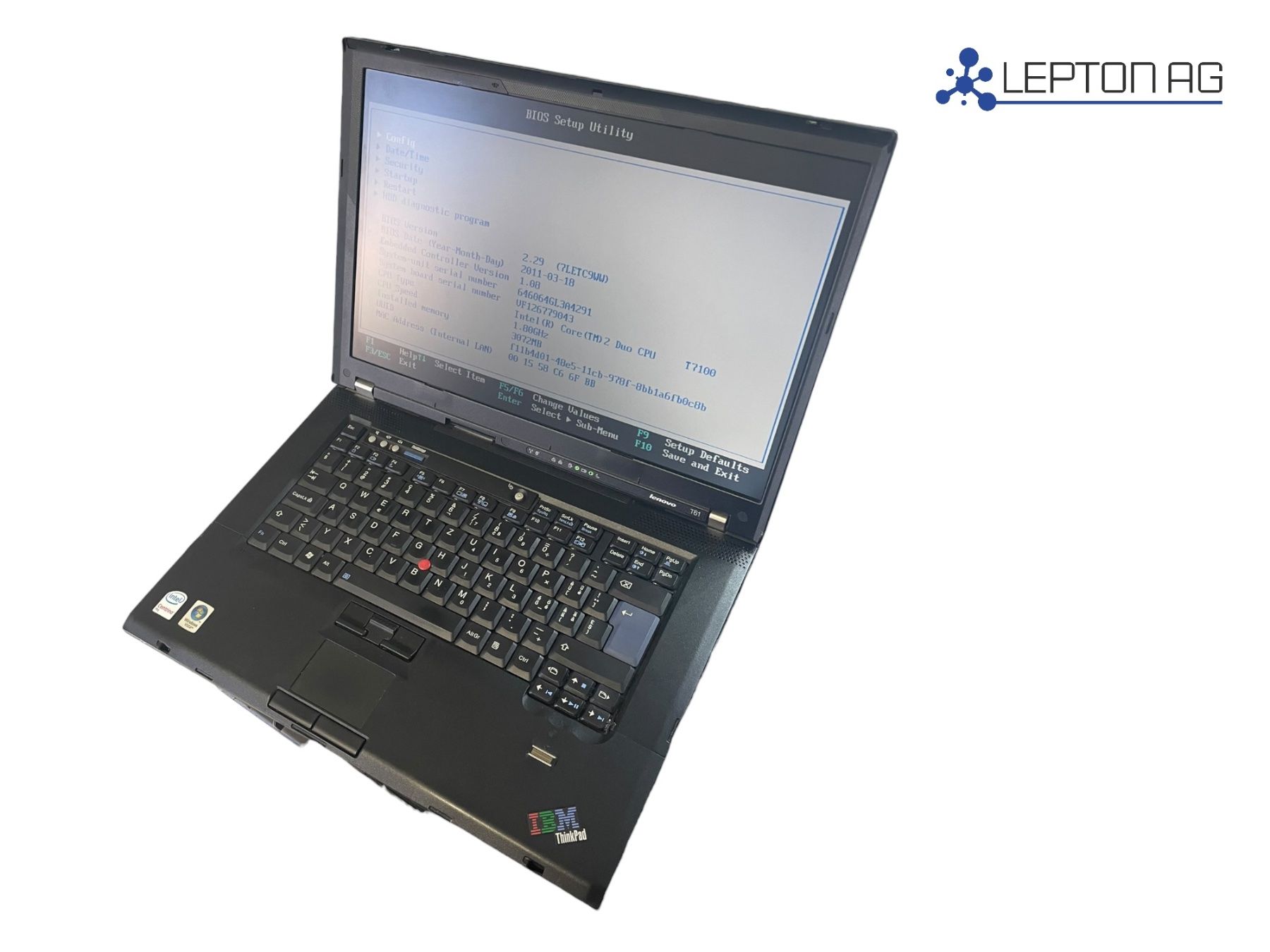 IBM Notebooks: IBM Thinkpad T61 – Gebraucht aus Niederdorf von LeptonAG
