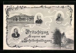 Luzern, Fritschizug 1905, Schillerhuldig