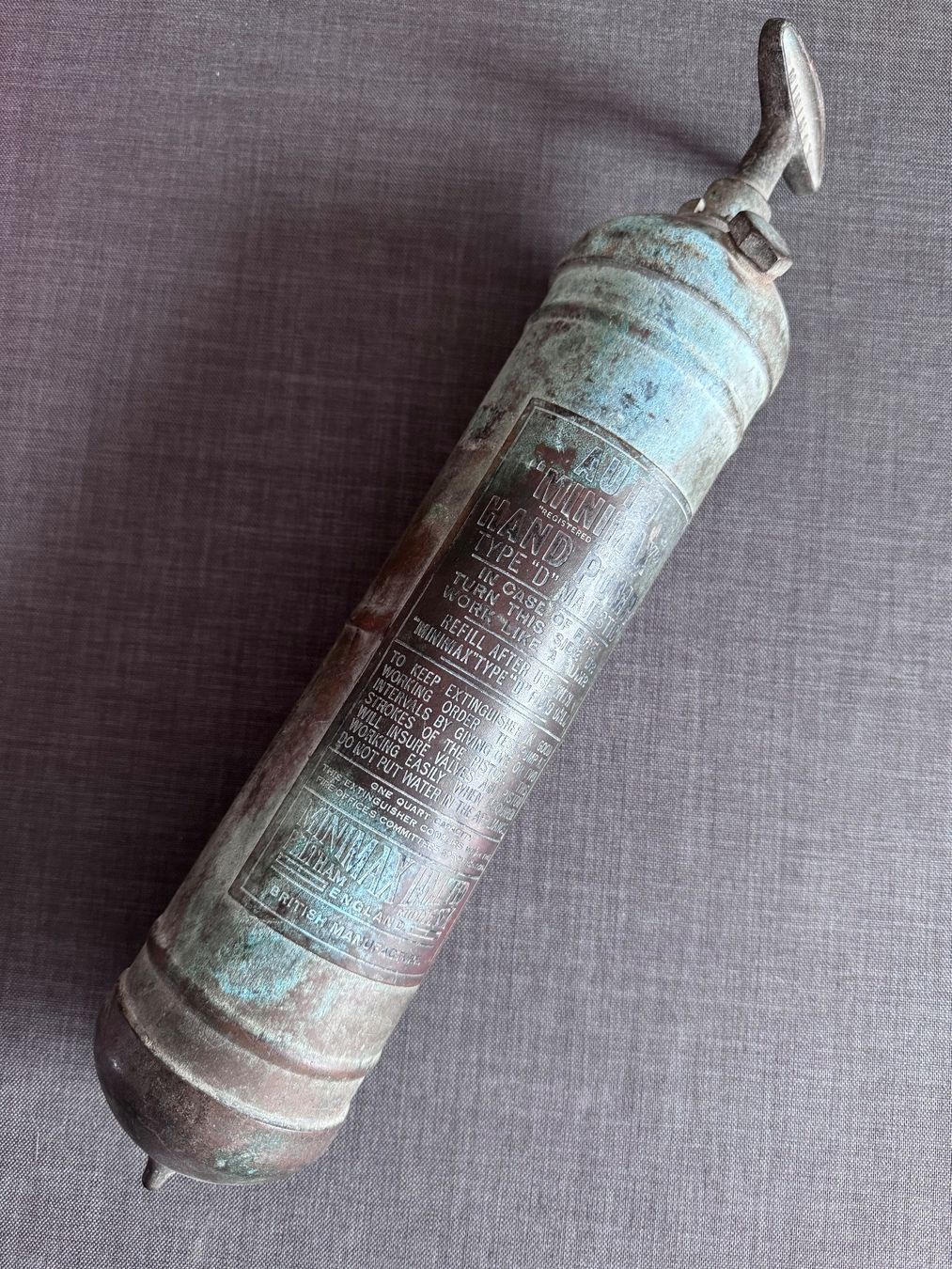 Estintori: Feuerlöscher antik – Usato da Oberrüti venduto da HotRod1932