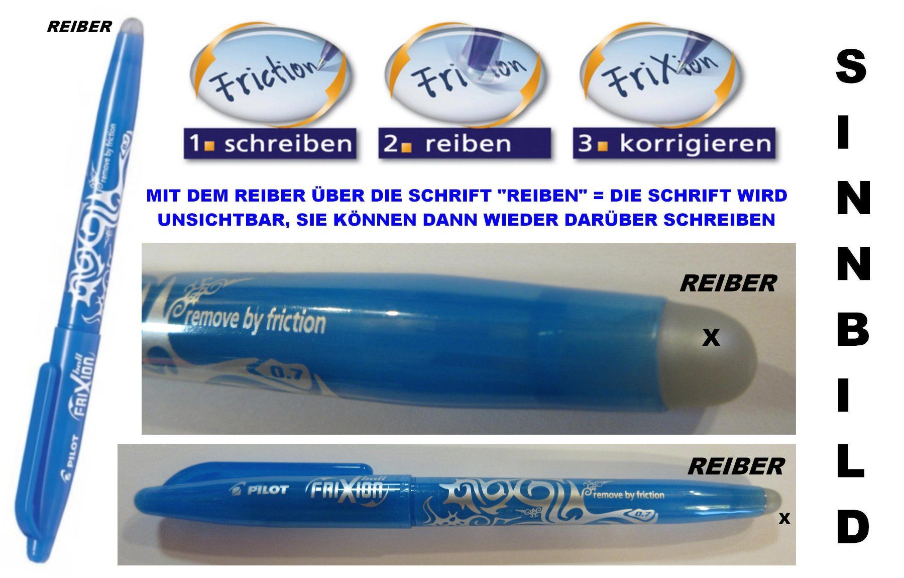 Pilot Stifte & Marker: Pilot Roller mit Deckel ** Frixion Ball 07 ** APRICOT – Neu (gemäss Beschreibung) aus Strengelbach von Mozi1 2
