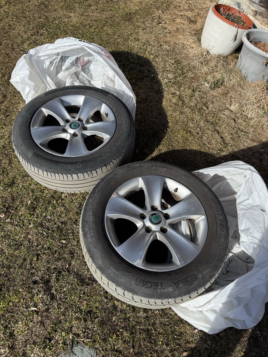 Skoda Cerchioni: Kompletträder 215/60 r16 – Usato da Safien Platz venduto da Bingo200