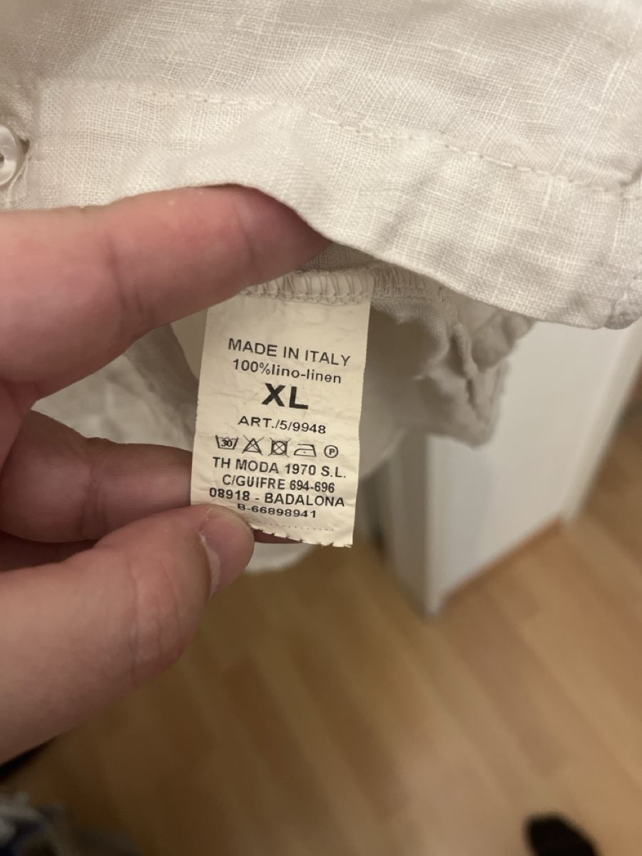 Hemden: Hochwertiges 100% Leinenhemd beige XL – Neu (gemäss Beschreibung) aus Zürich von msxtnt 2