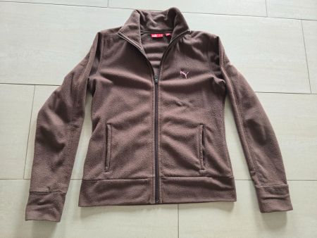 Braunes Puma Fleece Jäckchen Gr. S