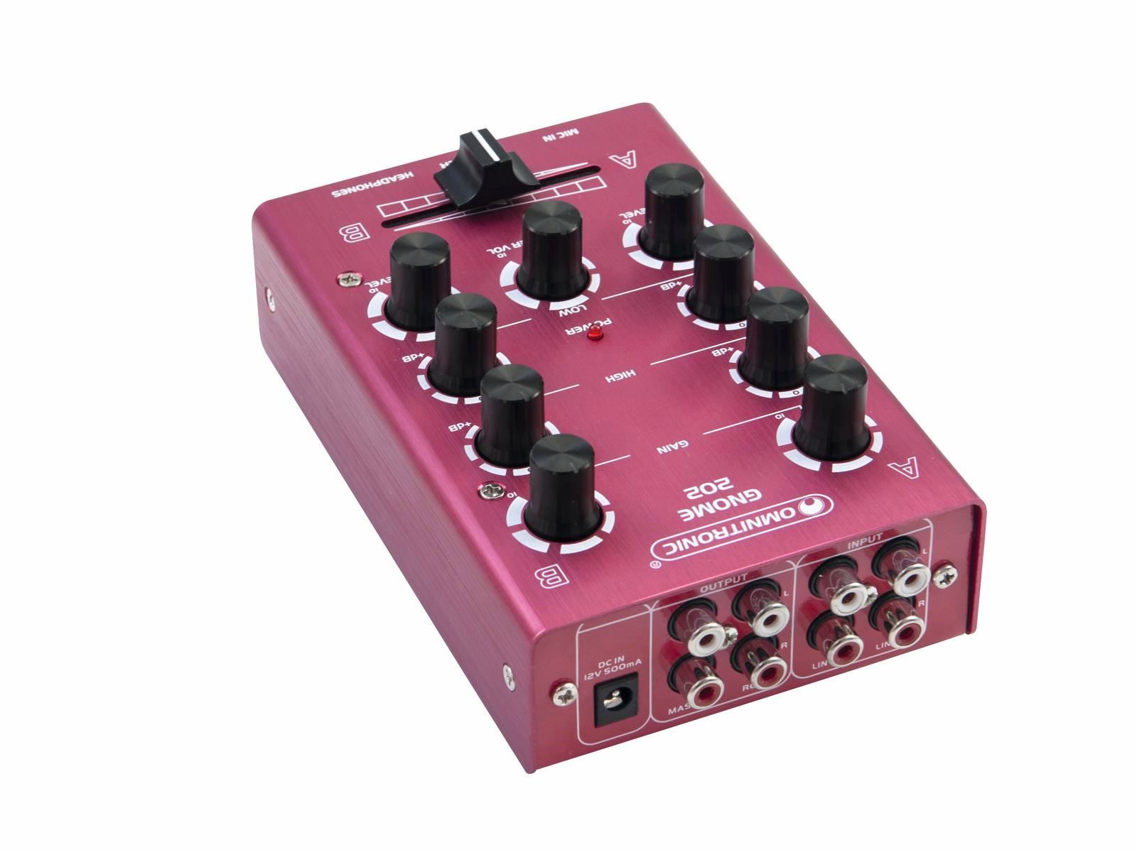 Console di mixaggio: OMNITRONIC GNOME-202 Mini-Mixer rot – Nuovo e nell'imballaggio originale da Däniken SO venduto da Profog1 2