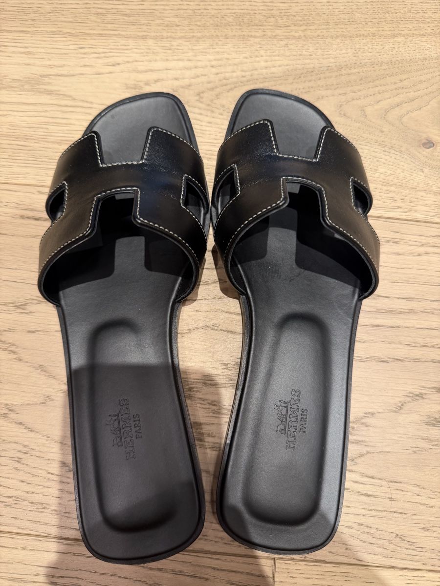 Hermès Scarpe da donna: Hermes Oran sandals – Nuovo (secondo la descrizione) da Wilen b. Wollerau venduto da kat_hw7k