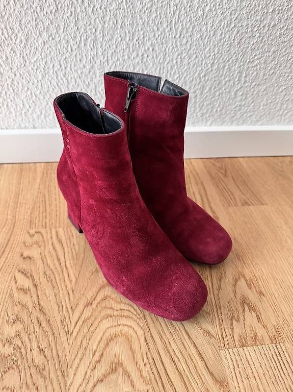 Scarpe da donna: Paul Green Stiefeletten rot – Usato da Luzern venduto da ste_m69n