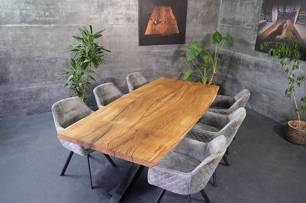 Tische: Eichen-Esstische aus Massivholz – Gebraucht aus Walchwil von Swissdesign_Haag 4