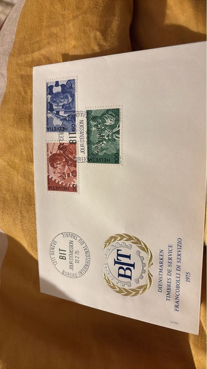 Tutti i francobolli: BIT Briefmarken Internationale Arbeitsorganisation 1975 – Usato da Kriens venduto da mir_v8ww
