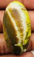 Cabochon L-5180 – Grüner Opal 38X19X6mm 40,20 Karat