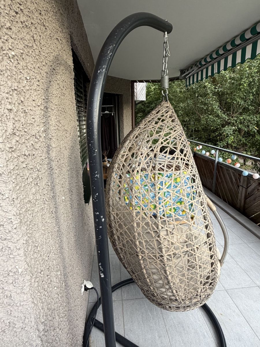 Poltrone pensili da giardino: Hängesessel aus Rattan – Usato da Volketswil venduto da millimilli 1
