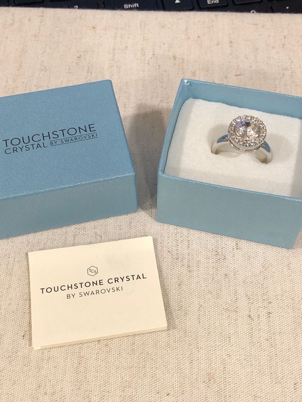 Anelli: Swarovski Ring, Gr: 60 – Nuovo e nell'imballaggio originale da Adliswil venduto da RedDelicious