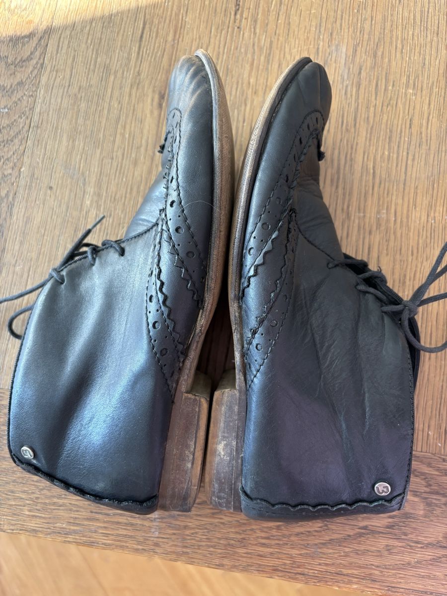 Scarpe da donna: Schicke Leder Stiefeletten Gr. 38 – Usato da Baden venduto da jdif 4