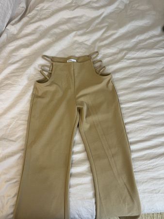 Bershka beige pants