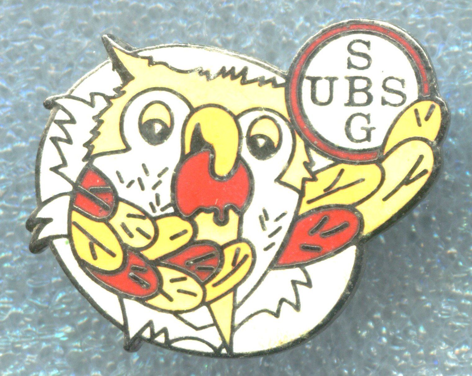 UBS Placchette & Badge: UBS  Eule – Usato da Winterthur venduto da Sammleroase