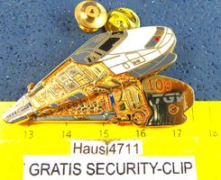 TGV DOPPEL PIN AUFKLAPPBAR ENAMEL GOLDIG LIMIT NR.109 SELTEN
