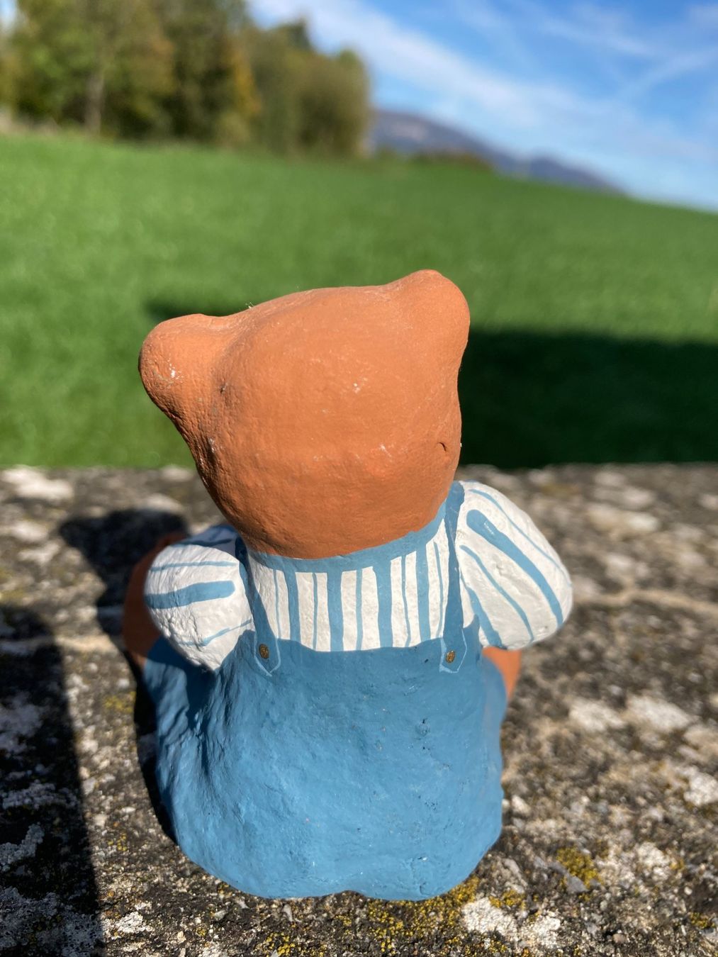 Statuette: Teddy Bär  Pappmache Vintage – Usato da Subingen venduto da ArtBead 2